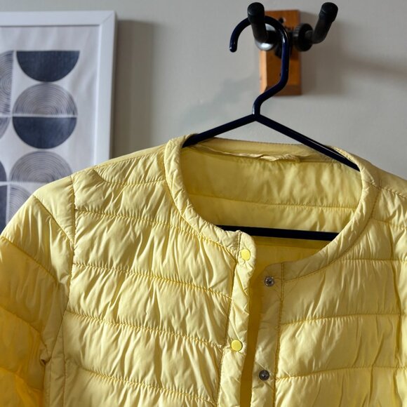 Oodji • yellow puffer jacket - Picture 2 of 7